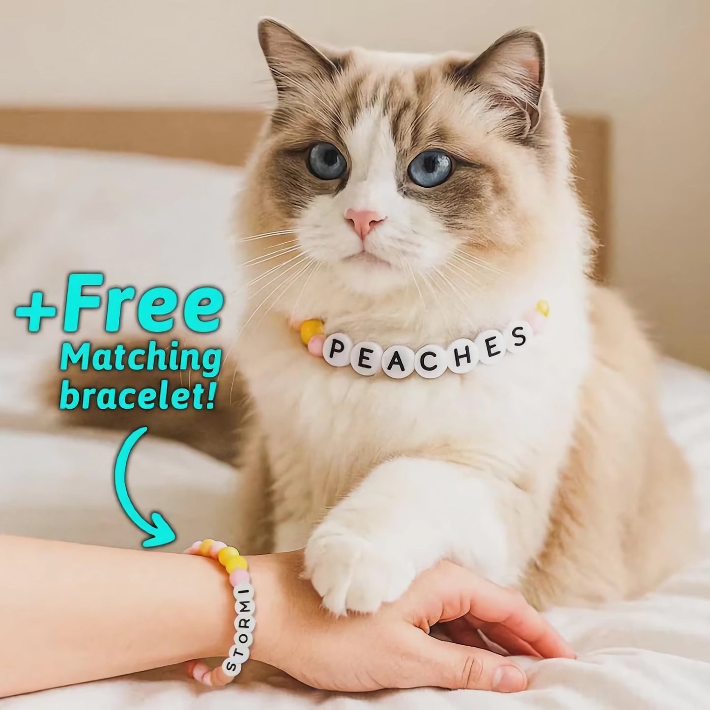 Dog/Cat Collar + Free Matching Bracelet